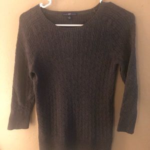 Cable knit sweater